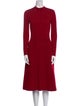 Crissa Linea Italiana Wool Midi Length Dress