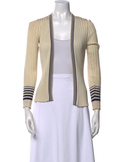 Crissa Linea Italiana Striped Open Front Sweater