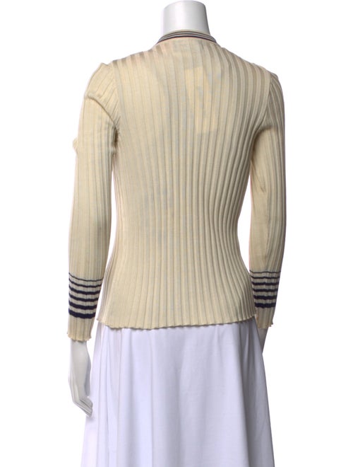 Crissa Linea Italiana Striped Open Front Sweater