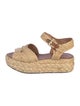 Clergerie x Chufy Straw Espadrilles