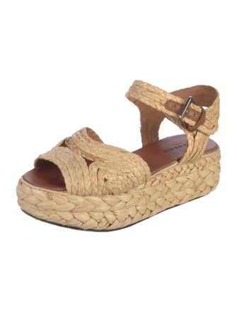 Clergerie x Chufy Straw Espadrilles
