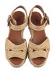 Clergerie x Chufy Straw Espadrilles