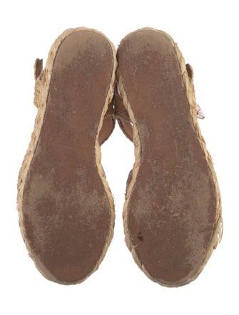 Clergerie x Chufy Straw Espadrilles