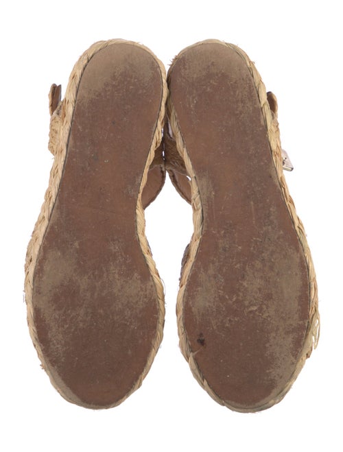 Clergerie x Chufy Straw Espadrilles