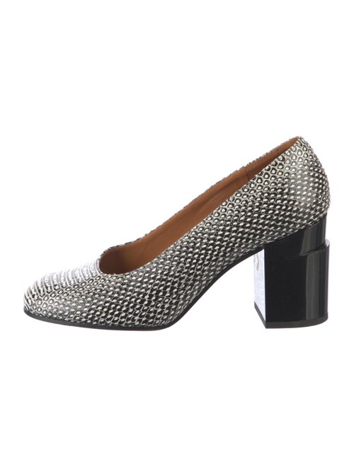 Clergerie x Chufy Snakeskin Printed Pumps