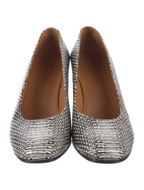 Clergerie x Chufy Snakeskin Printed Pumps