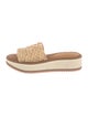 Clergerie x Chufy Raffia Slides
