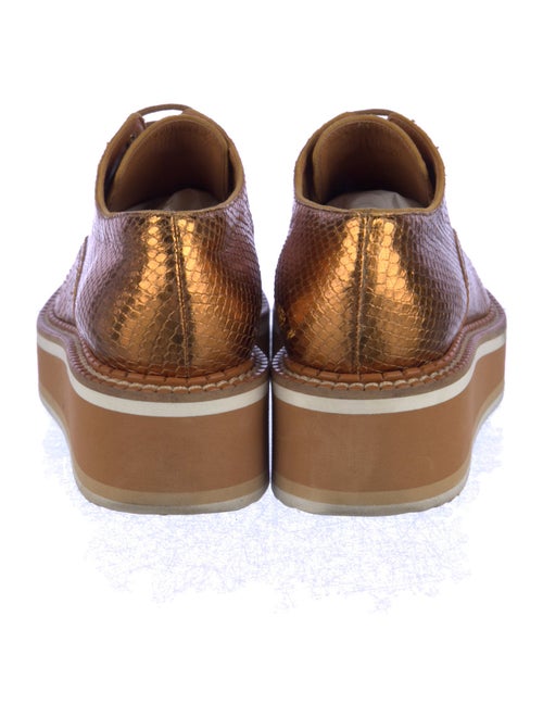 Clergerie x Chufy Leather Wedge Sneakers