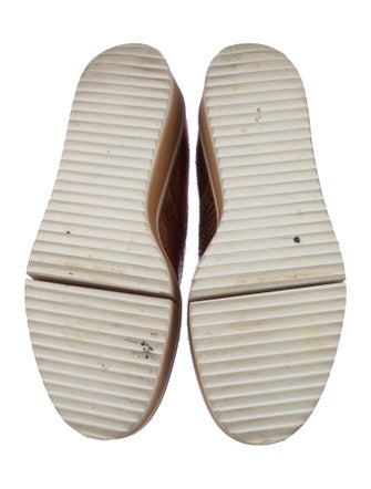 Clergerie x Chufy Leather Wedge Sneakers