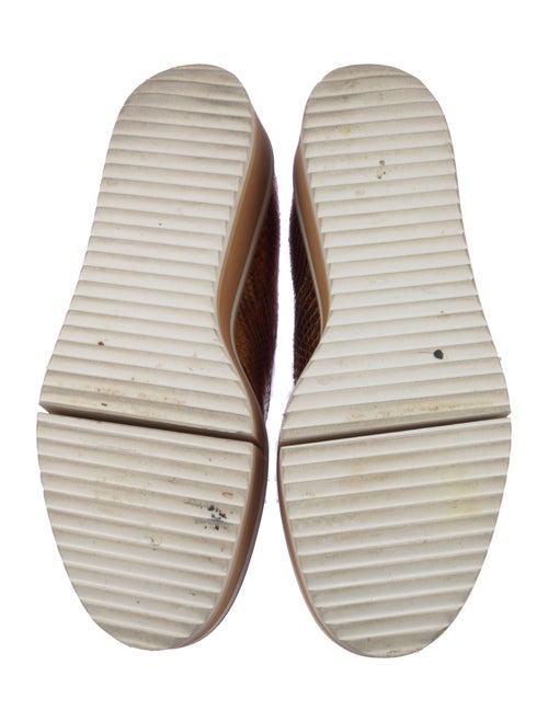 Clergerie x Chufy Leather Wedge Sneakers