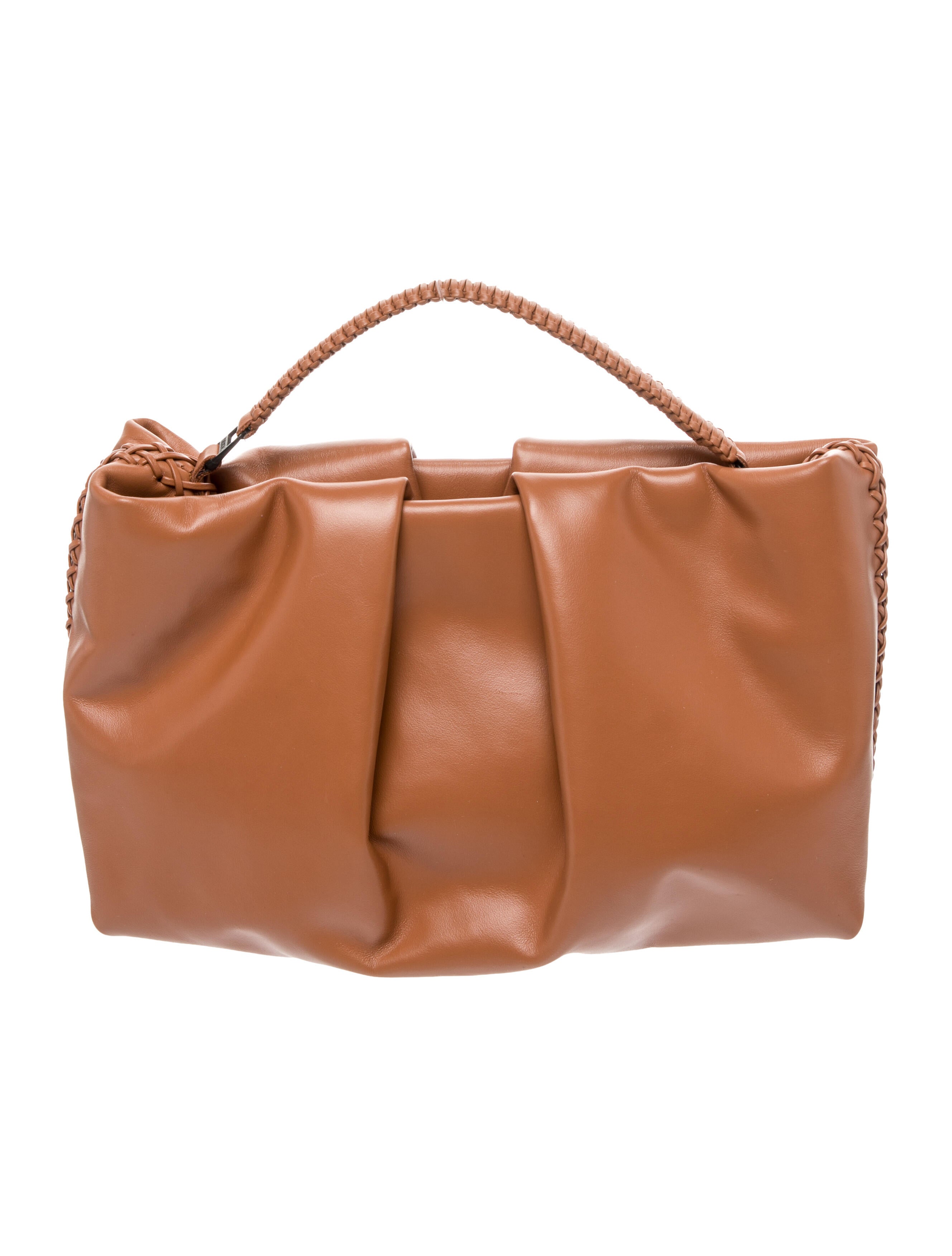 Callista Leather Top Handle Bag