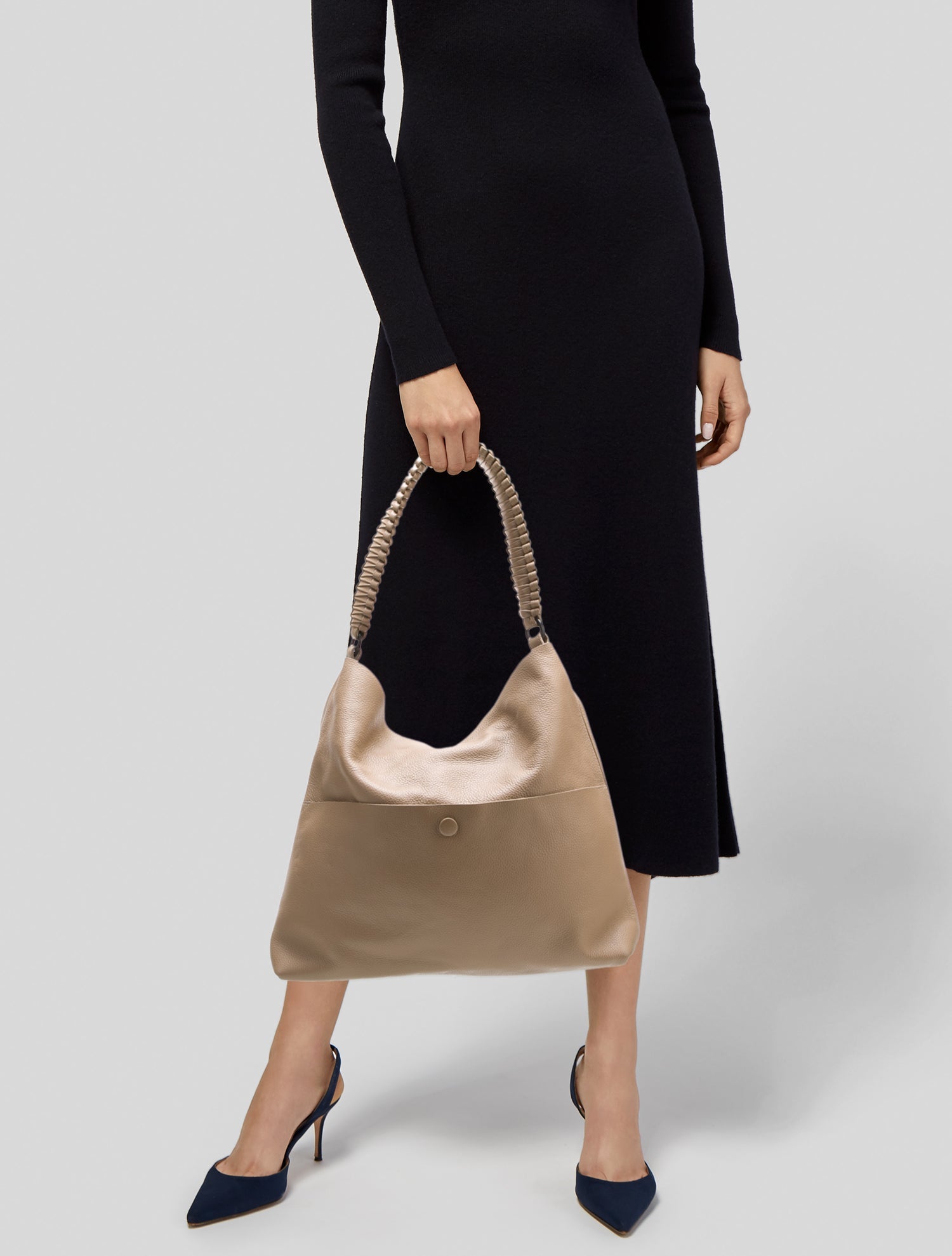 Callista Leather Shoulder Bag