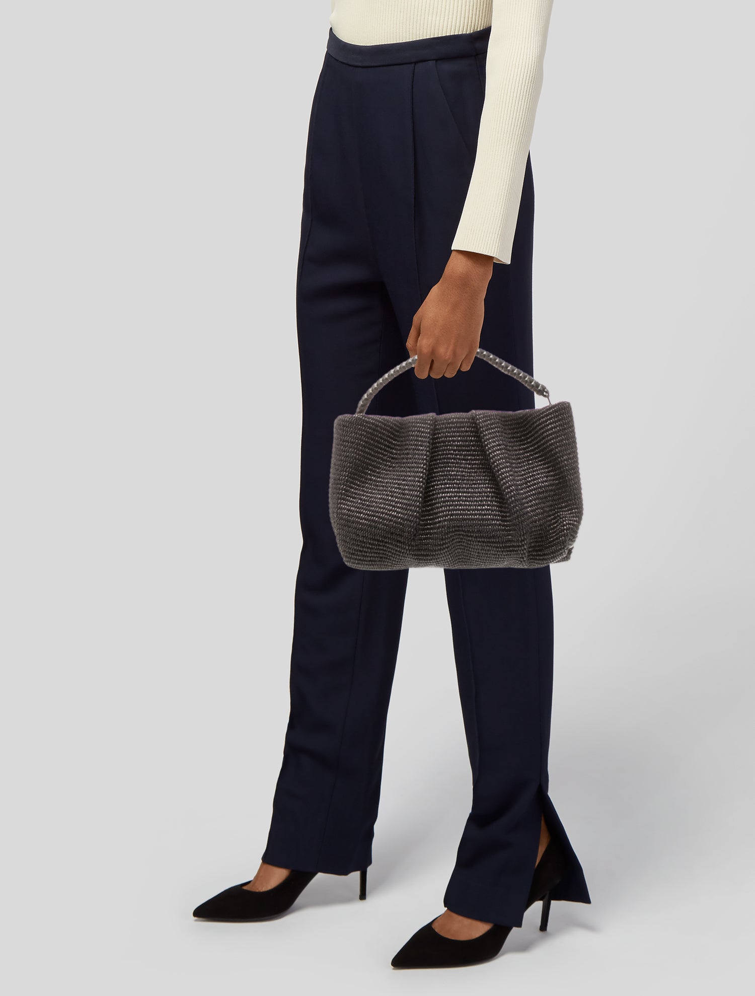 Callista Raffia Top Handle Bag