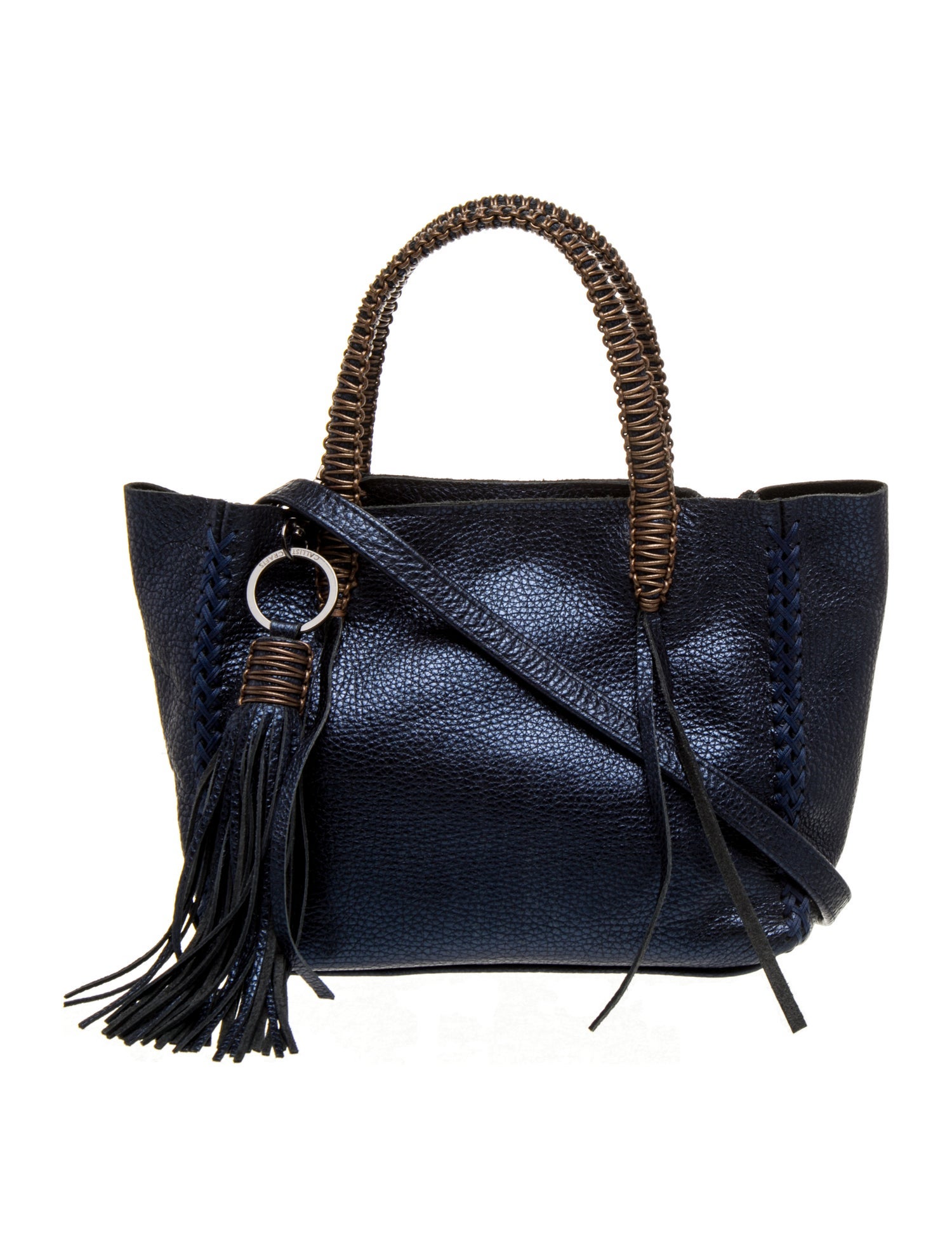 Callista Leather Top Handle Bag