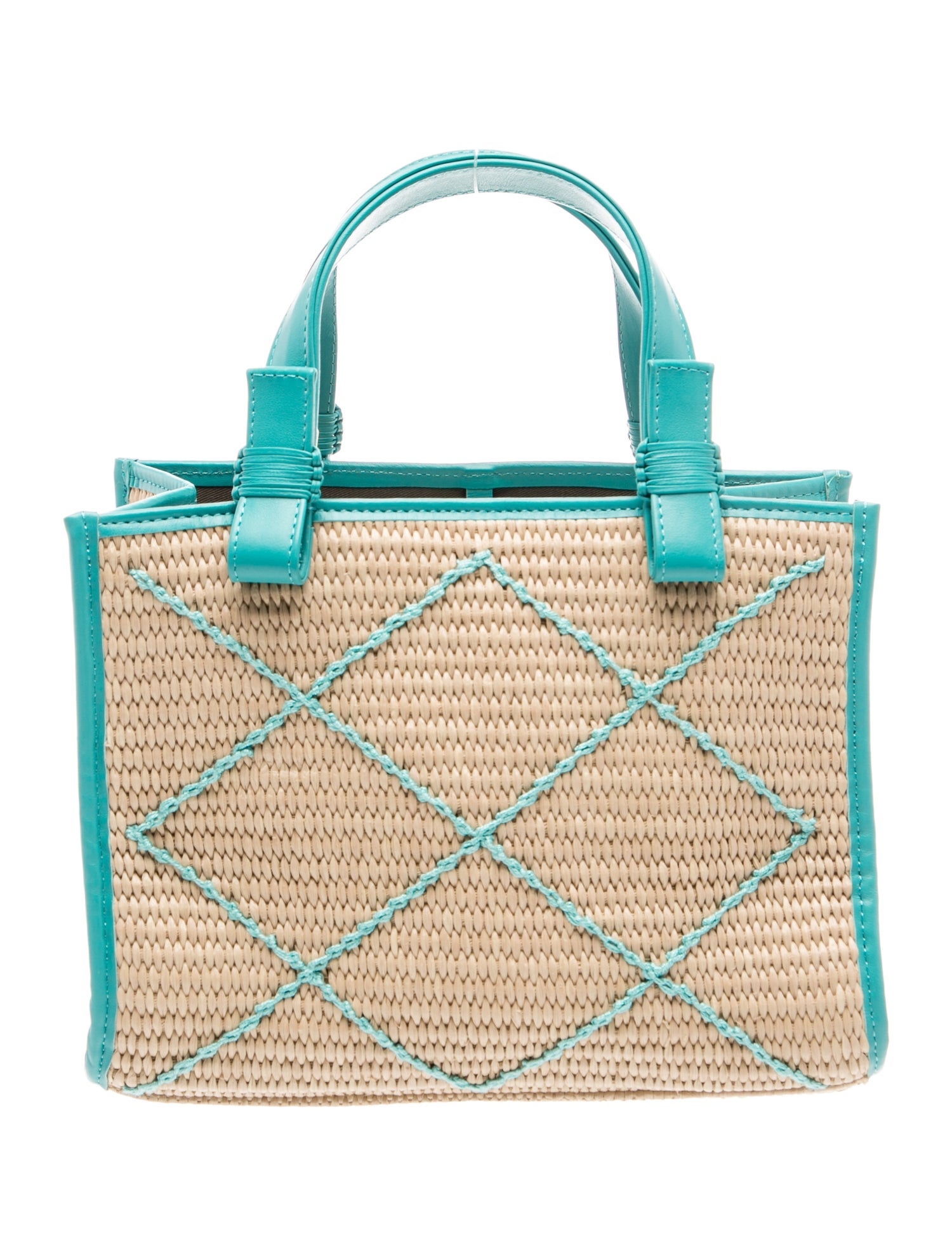 Callista Straw Top Handle Bag