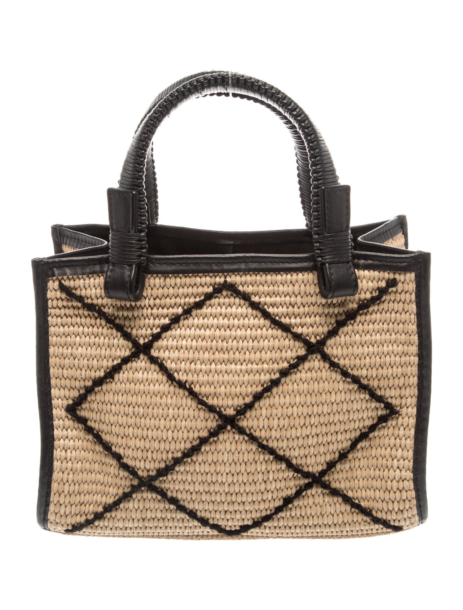 Callista Straw Top Handle Bag w/ Tags