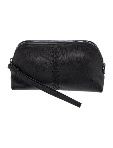 Pre-owned Callista Leather Clutch In Black