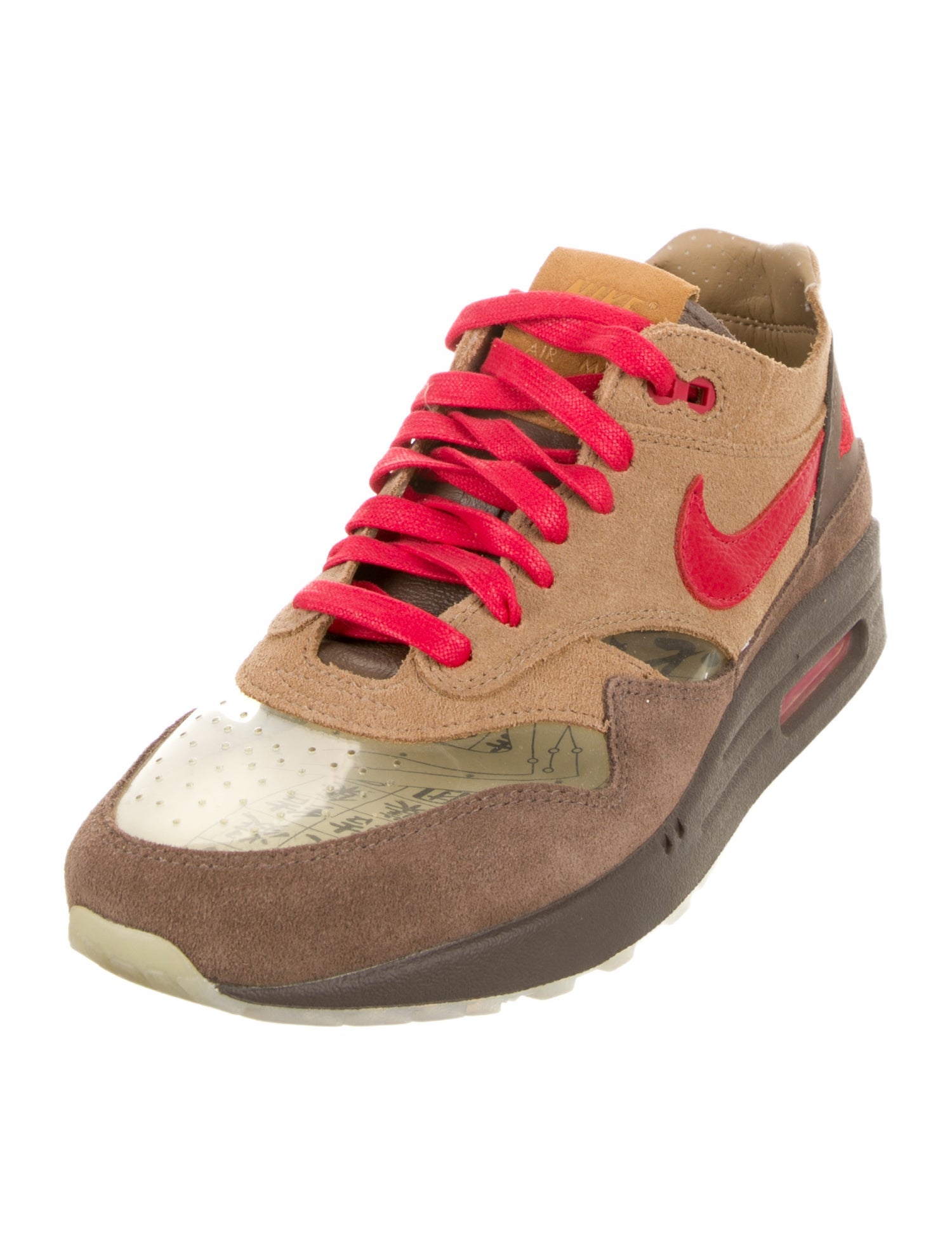 CLOT x Nike Suede Printed Sneakers