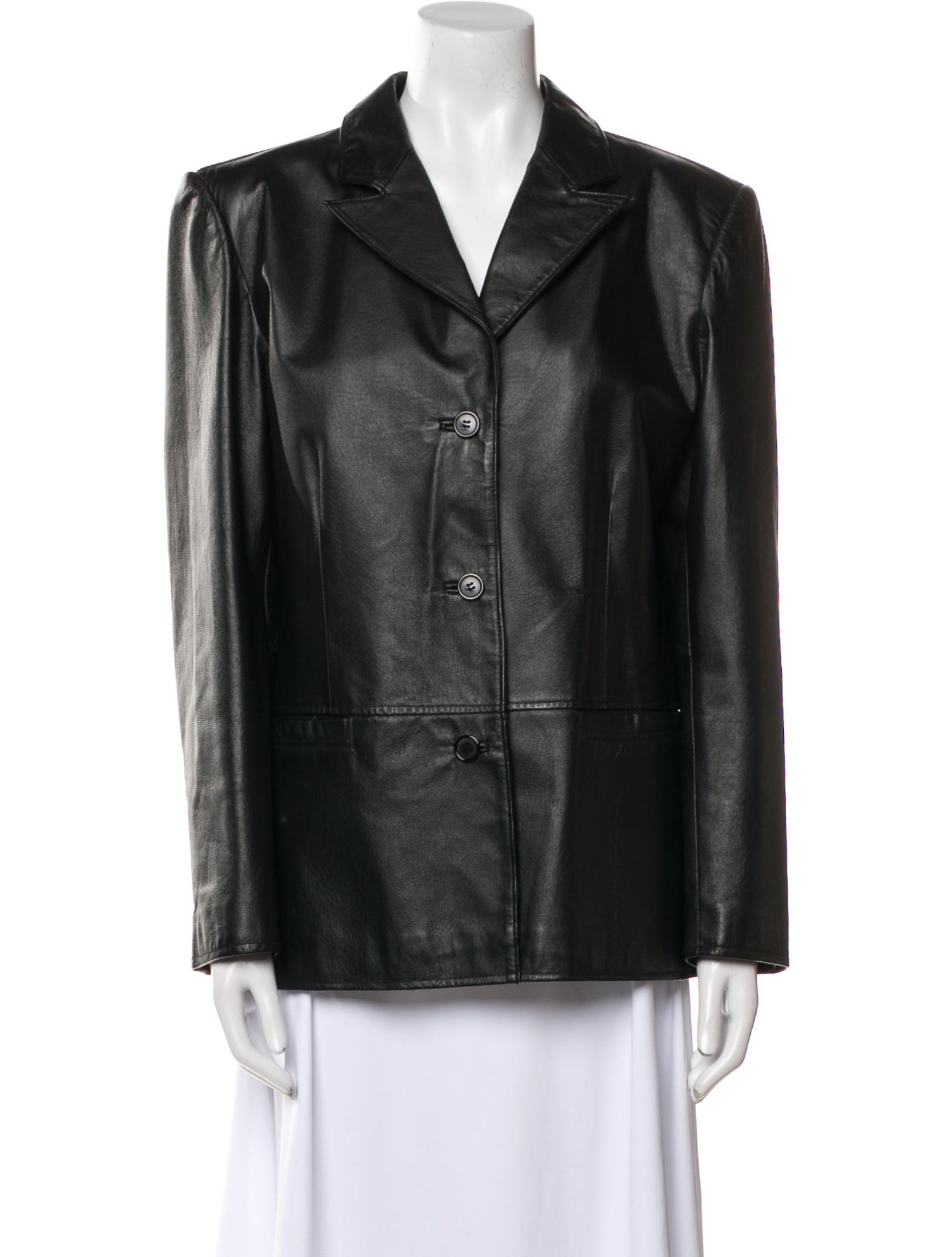 CLIO Leather Blazer