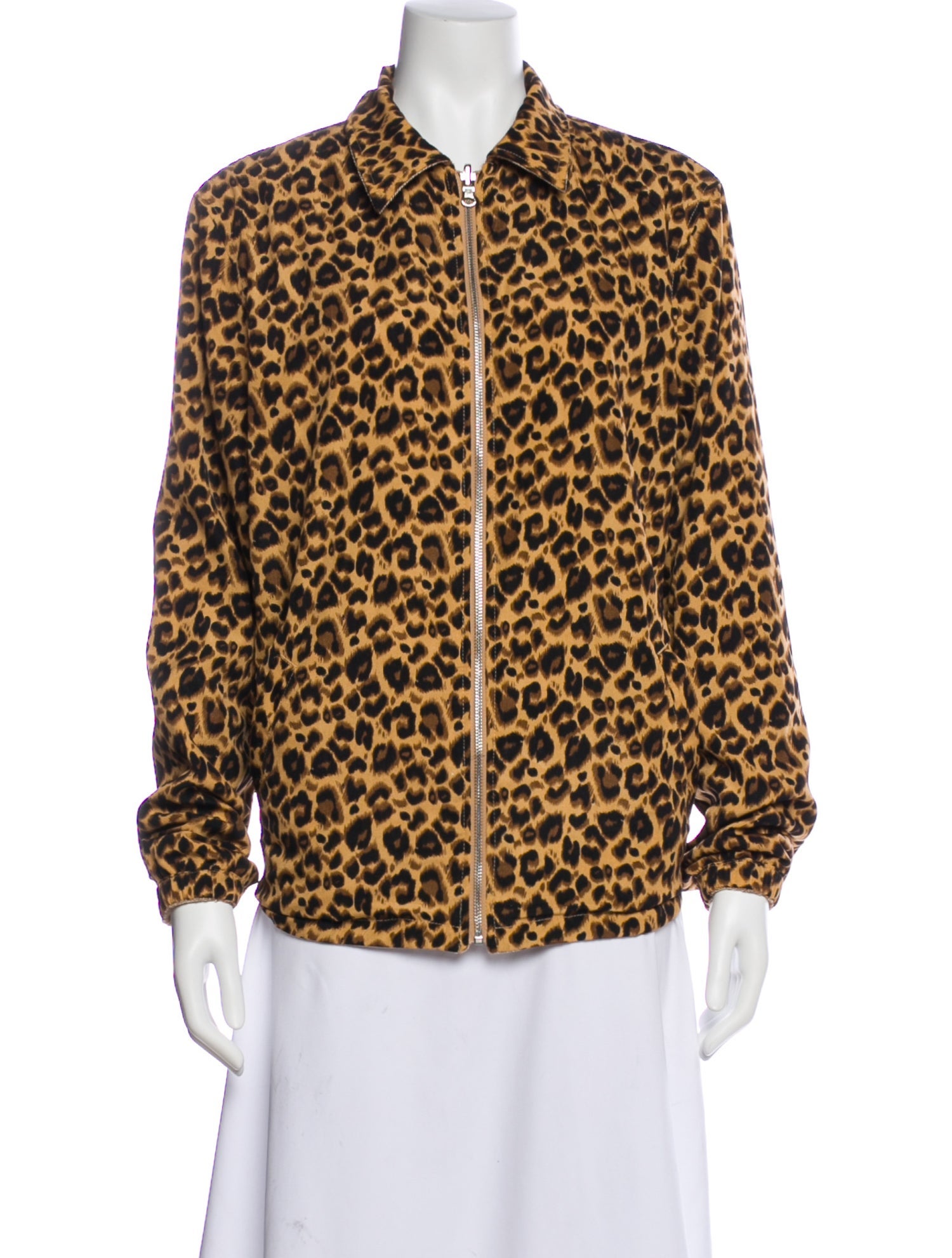 CLOT Animal Print Bomber Jacket