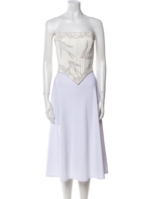 Clio Peppiatt Strapless Crop Top