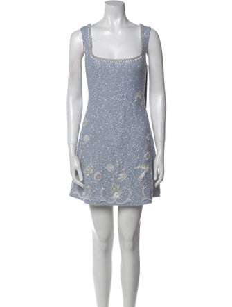 Clio Peppiatt Scoop Neck Mini Dress w/ Tags