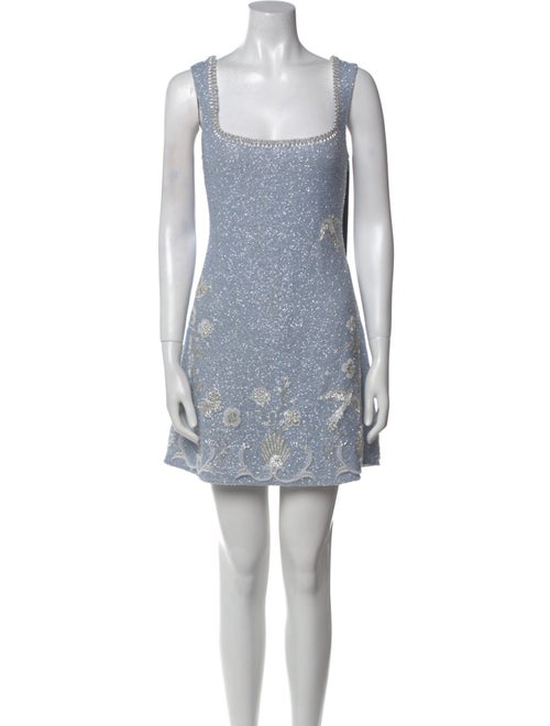 Clio Peppiatt Scoop Neck Mini Dress w/ Tags