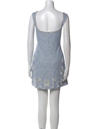 Clio Peppiatt Scoop Neck Mini Dress w/ Tags