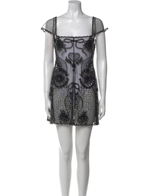 Clio Peppiatt Nylon Mini Dress