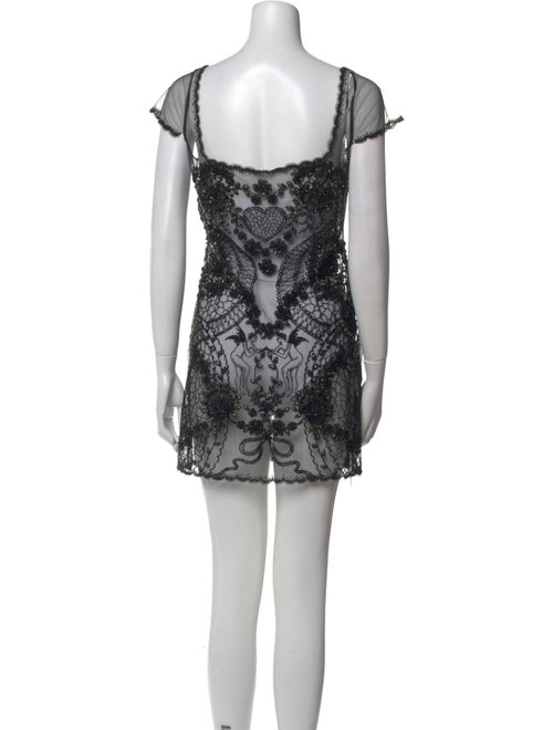 Clio Peppiatt Nylon Mini Dress