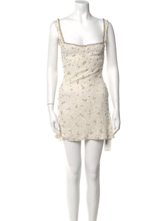 Clio Peppiatt Square Neckline Mini Dress