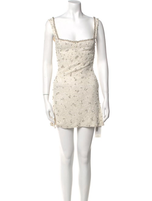 Clio Peppiatt Square Neckline Mini Dress