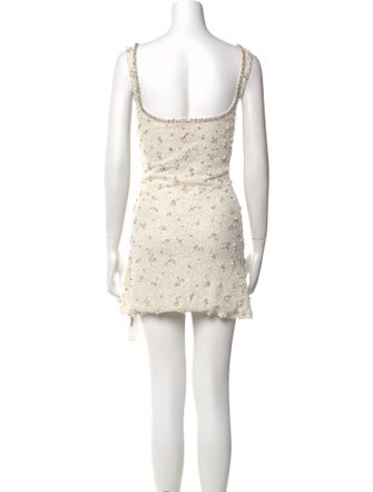 Clio Peppiatt Square Neckline Mini Dress