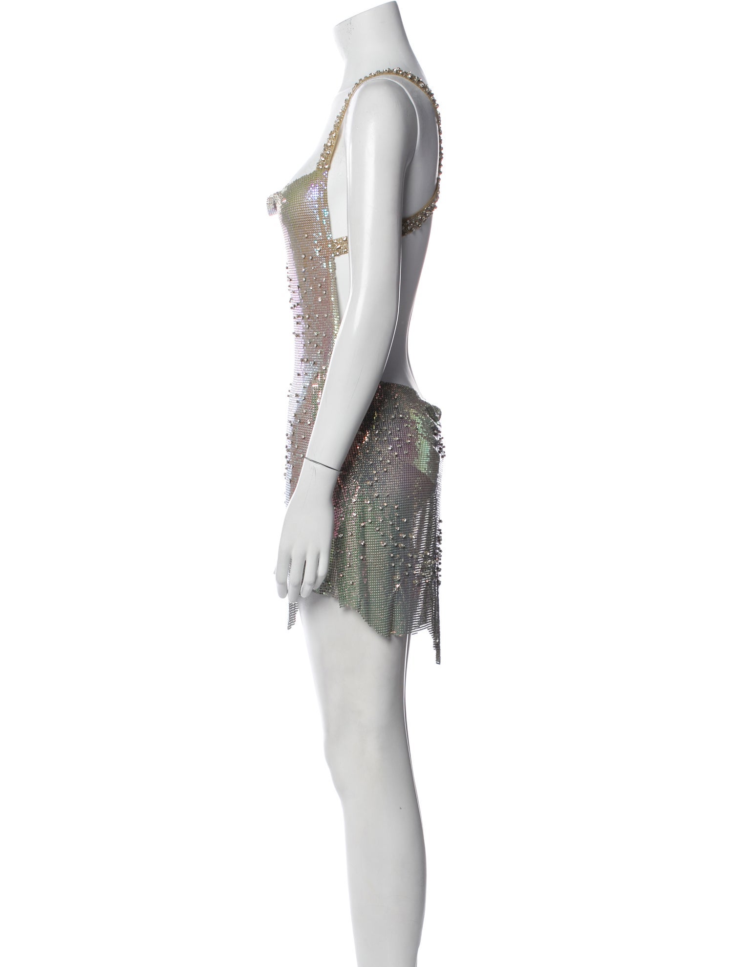 Clio Peppiatt Striped Mini Dress