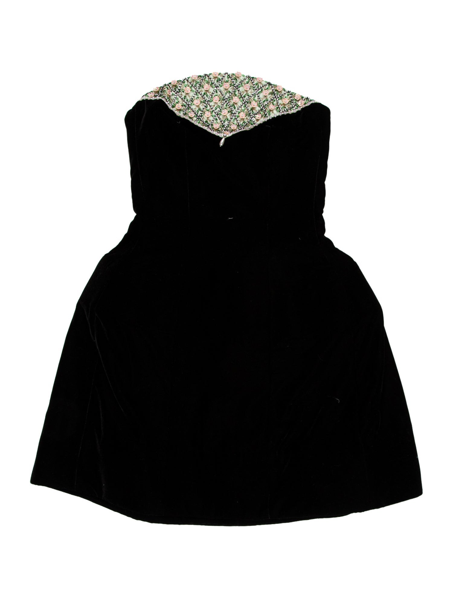 Clio Peppiatt Strapless Mini Dress