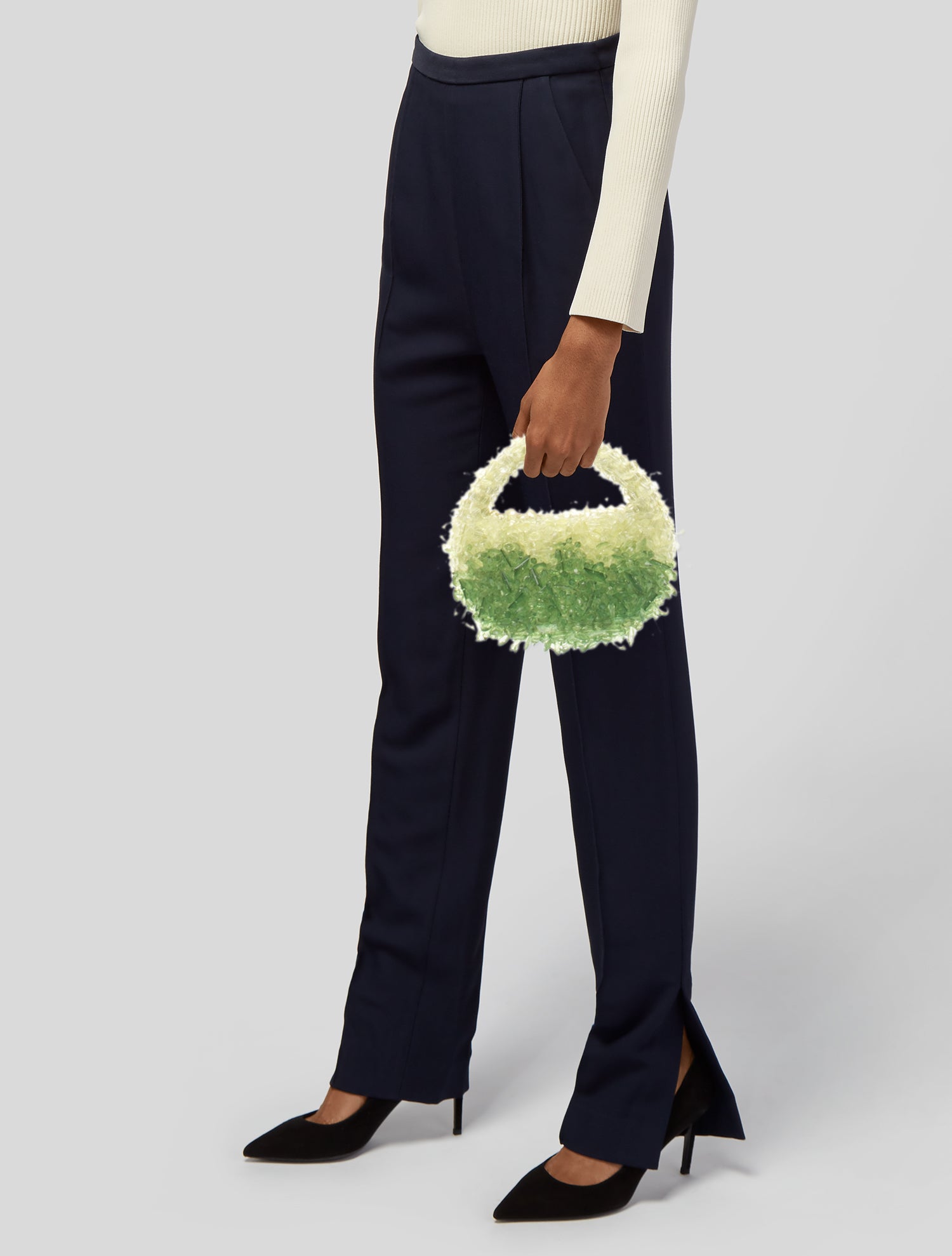 Clio Peppiatt Crystal Top Handle Bag