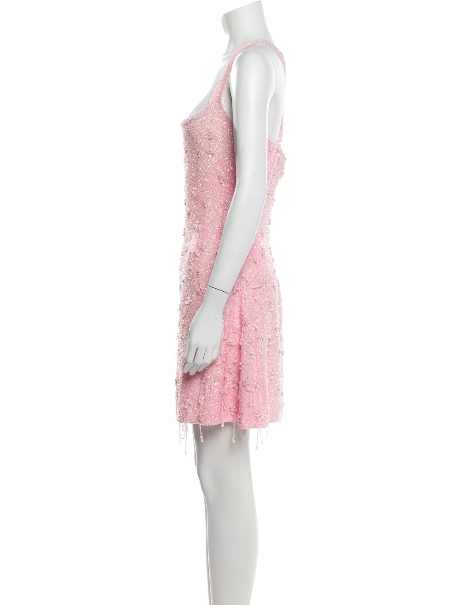 Clio Peppiatt Square Neckline Mini Dress