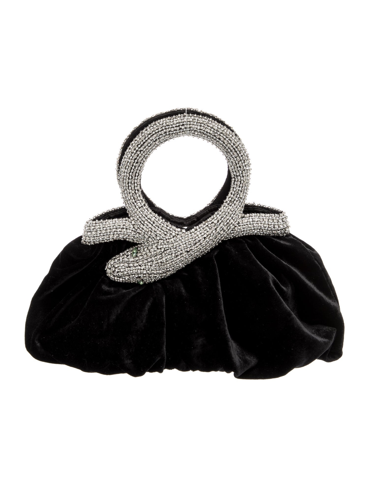 Clio Peppiatt Velvet Evening Bag