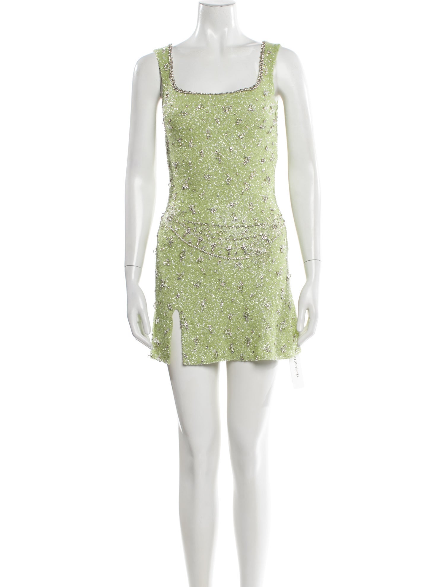 Clio Peppiatt Square Neckline Mini Dress