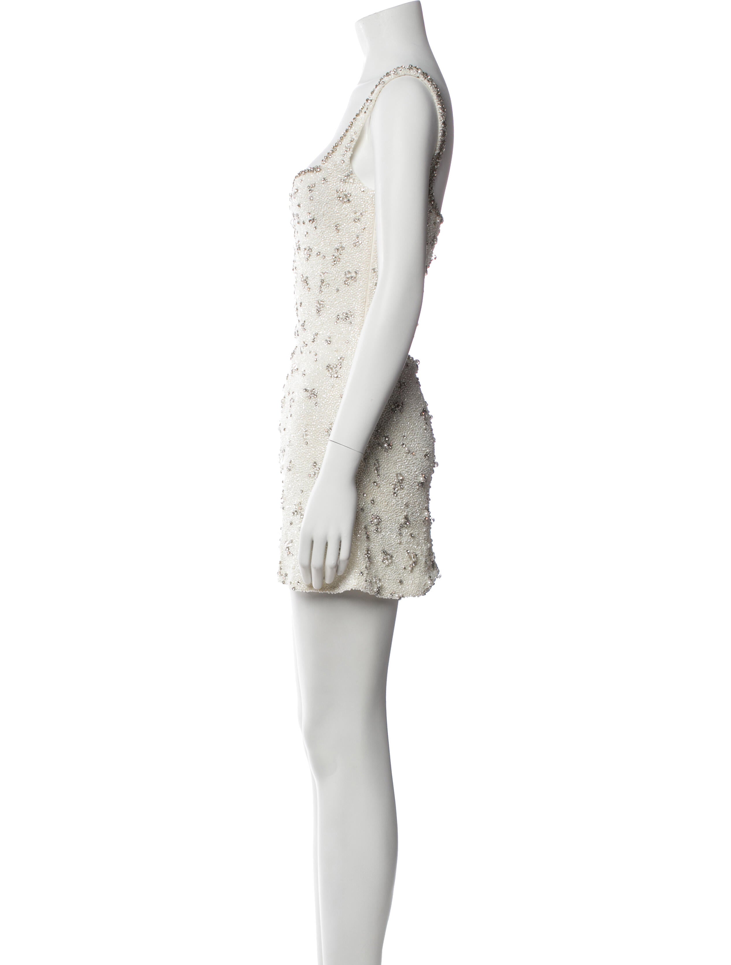 Clio Peppiatt Square Neckline Mini Dress