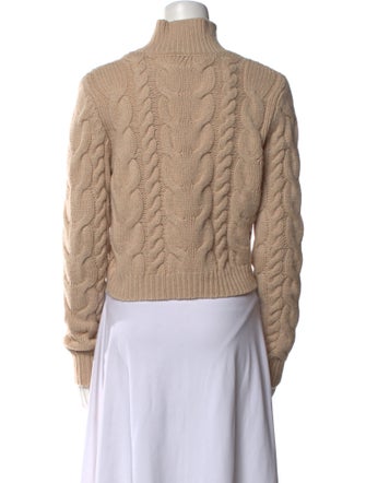 Claudia Schiffer X Frame Merino Wool Turtleneck Sweater