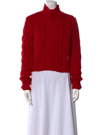 Claudia Schiffer X Frame Merino Wool Turtleneck Sweater