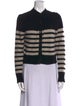 Claudia Schiffer X Frame Cashmere Striped Sweater
