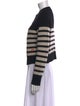 Claudia Schiffer X Frame Cashmere Striped Sweater