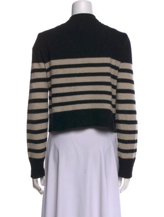 Claudia Schiffer X Frame Cashmere Striped Sweater