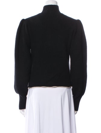 Claudia Schiffer X Frame Cashmere Mock Neck Sweater