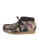 Clarks Wool Tie-Dye Print Lace-Up Boots