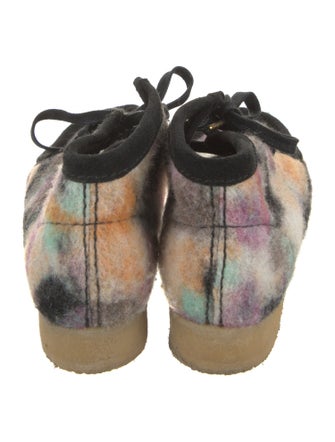 Clarks Wool Tie-Dye Print Lace-Up Boots