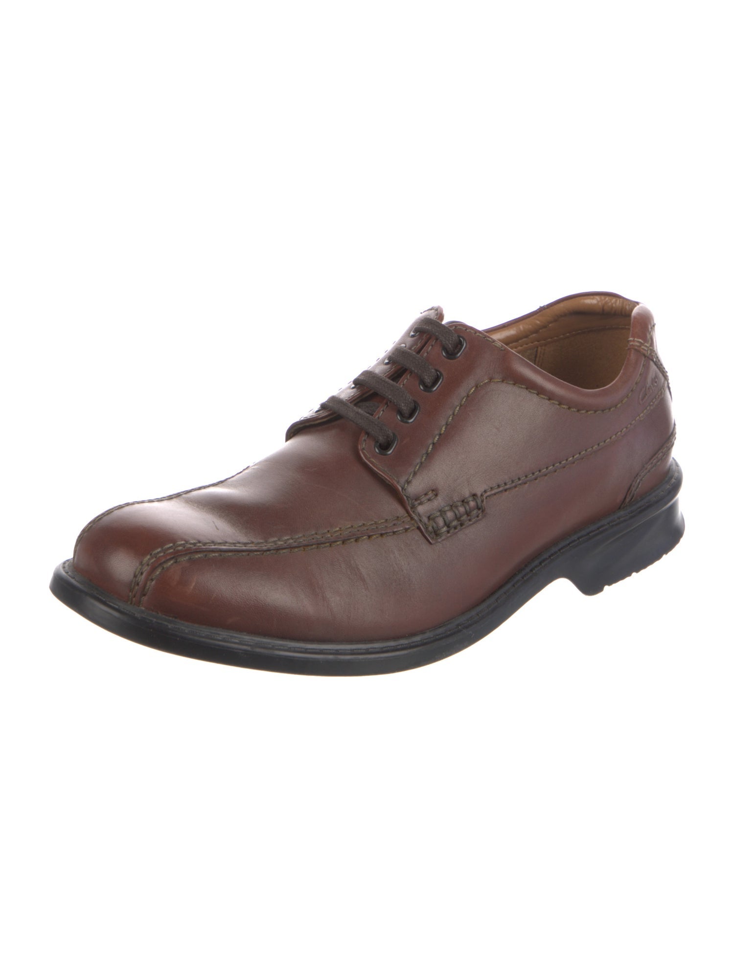 Clarks Leather Derby Shoes