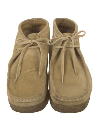 Clarks Suede Lace-Up Boots